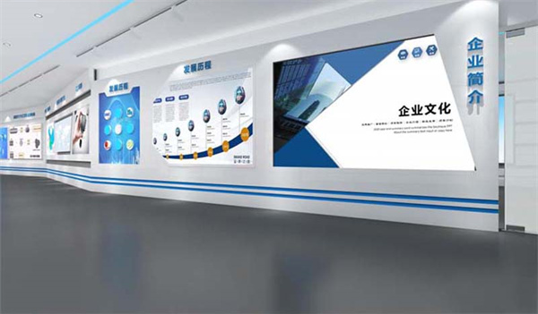 南寧企業(yè)展廳設計裝修案例賞析—燦源裝飾